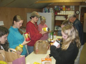 youth group food bank